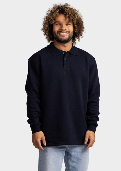 L&S Polosweater Open Hem